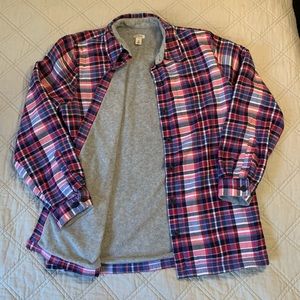 L.L. Bean Fleece Lined Flannel Shirt